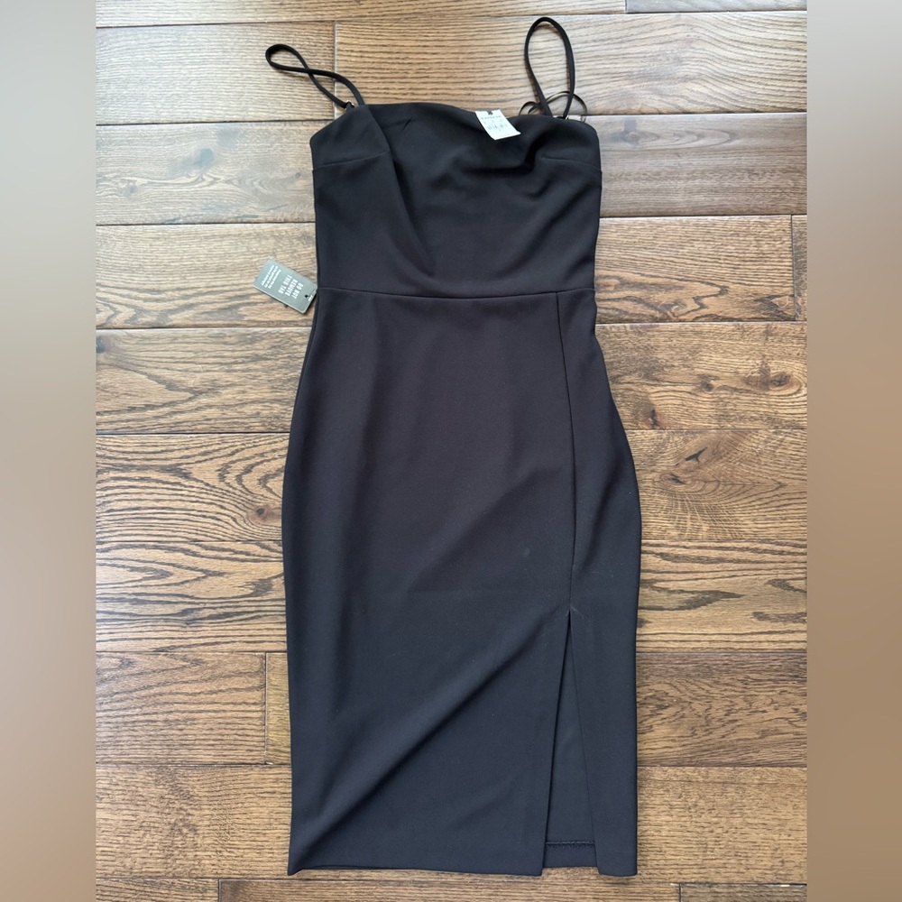 Express Black Spaghetti Strap Dress